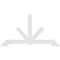 Ekena Millwork Vanguard Architectural Grade PVC Gable Bracket, 96"W x 52"H x 2"D x 6"F, 13/12 Pitch GBP096X52X0206VAN00 - alternate 2